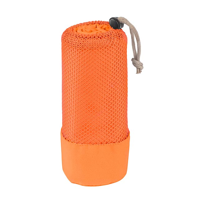 Microfibre towel FRESHNESS - orange