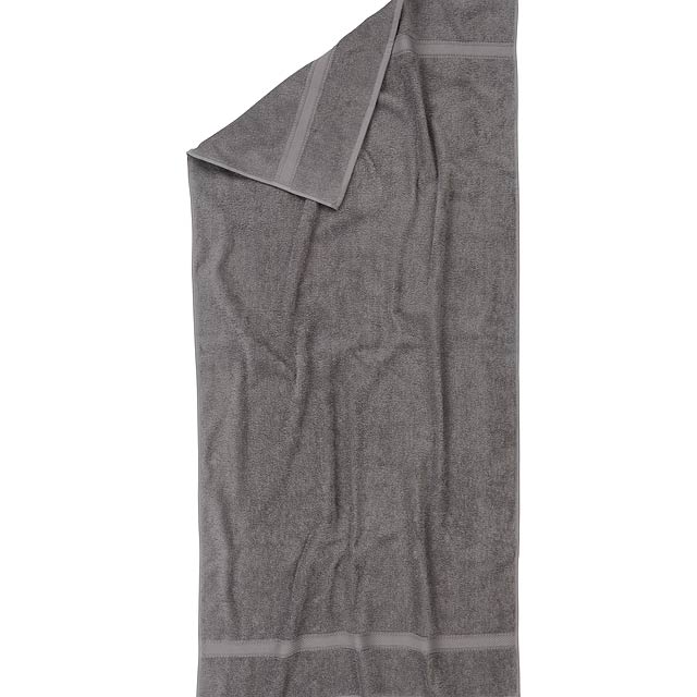 Beach towel  Summer trip , grey - grey