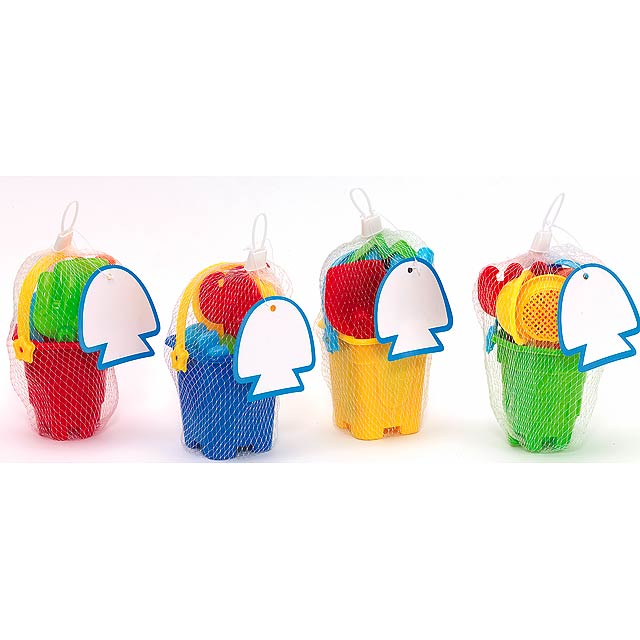 Sand bucket set BEACHLIFE - multicolor