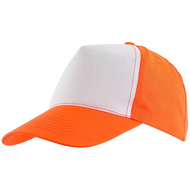 5-Panel-Cap SHINY - Orange