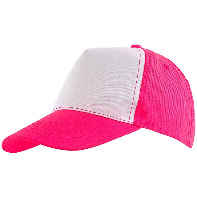 5-Panel-Cap SHINY - Rosa