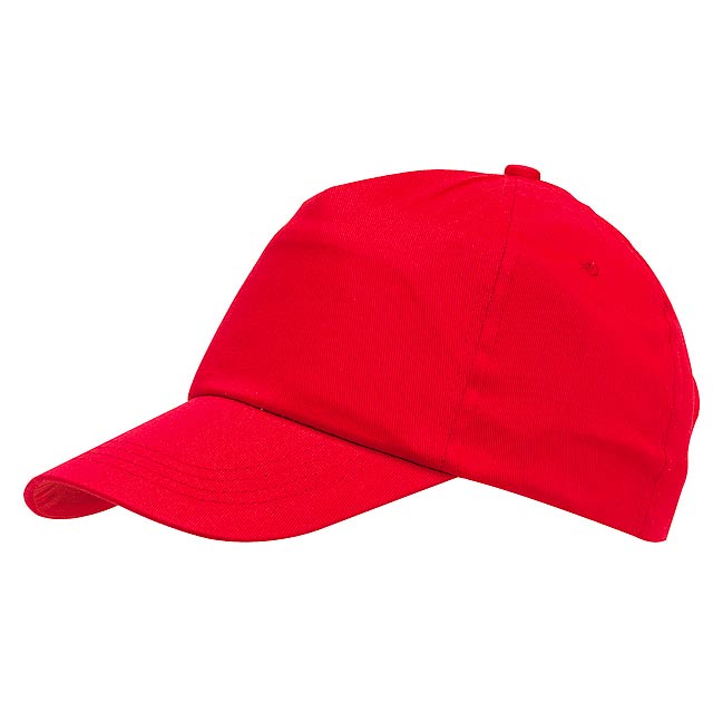 5-Panel-Cap FAVOURITE - Rot