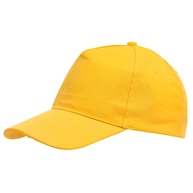 5-panel cap FAVOURITE - yellow