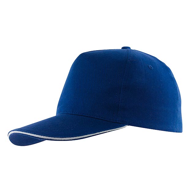 5 panel sandwich cap WALK - blue