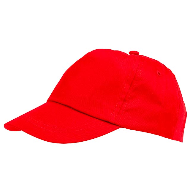 5-panel cap for children KIDDY WEAR - red