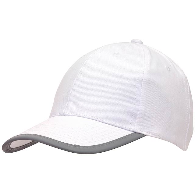 6 panel cap DETECTION - white