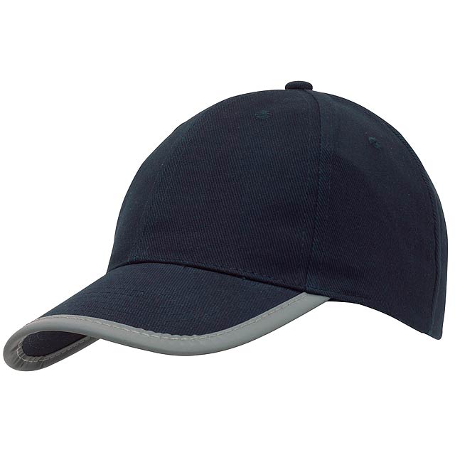 6 panel cap DETECTION - blue