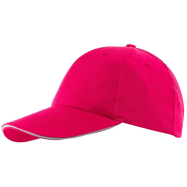 6-Panel-Sandwich-Cap LIBERTY - Rosa