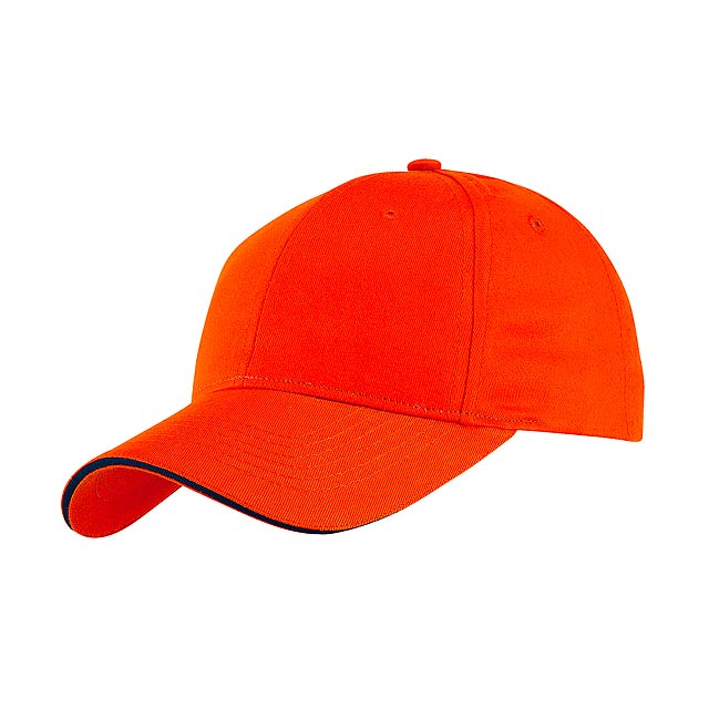 6-Panel-Sandwich-Cap LIBERTY - Orange