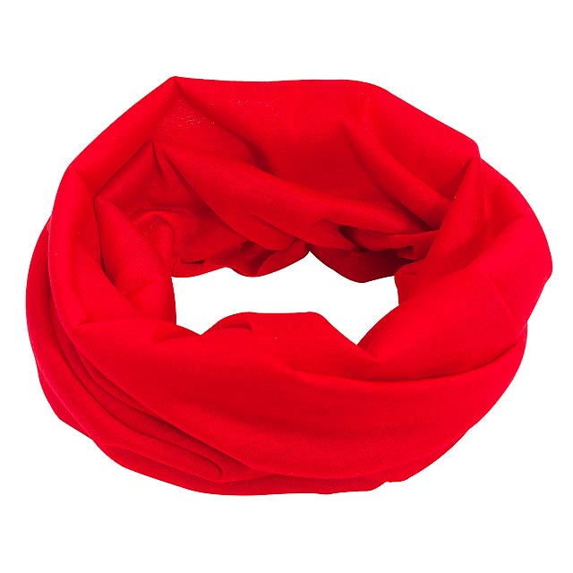 Multifunctional headwear TRENDY - red