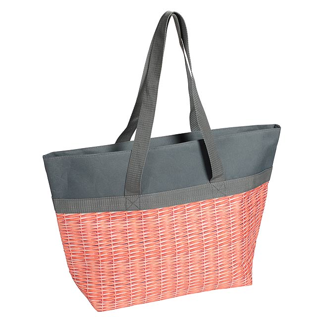 Cooler bag BASKET - grey