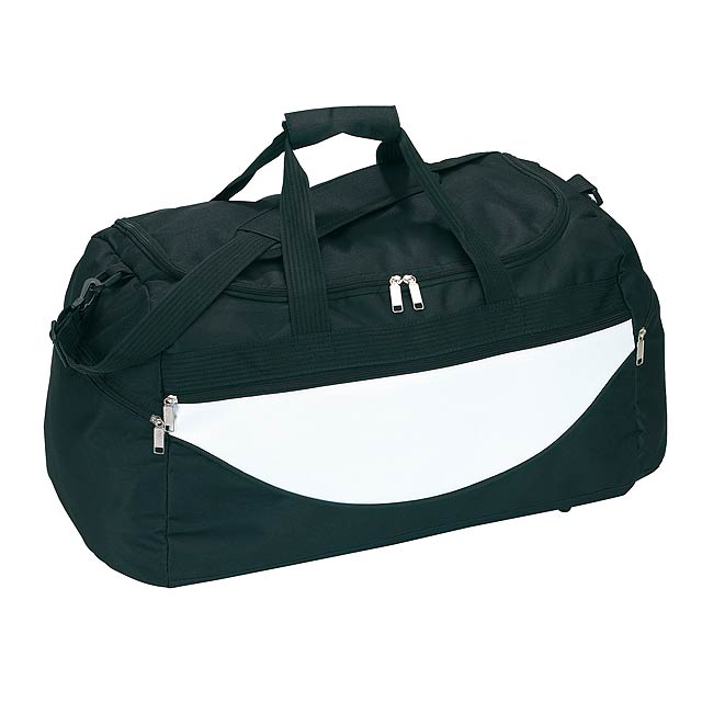 Sportovní taška CHAMP - biela/čierna