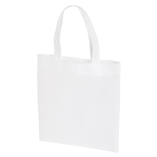 Malý nákupná taška LITTLE MARKET - biela