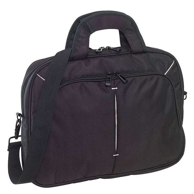 Reporter laptop bag SILVER RAY - black