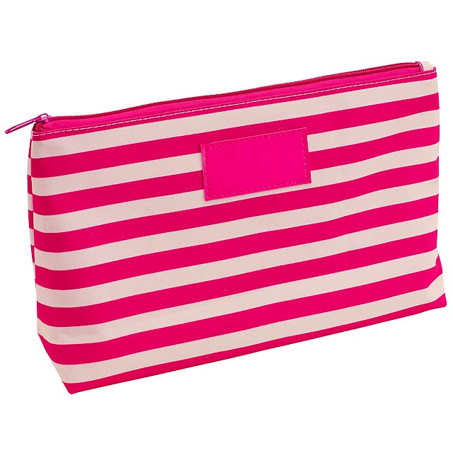 Toilet bag STRIPY - pink