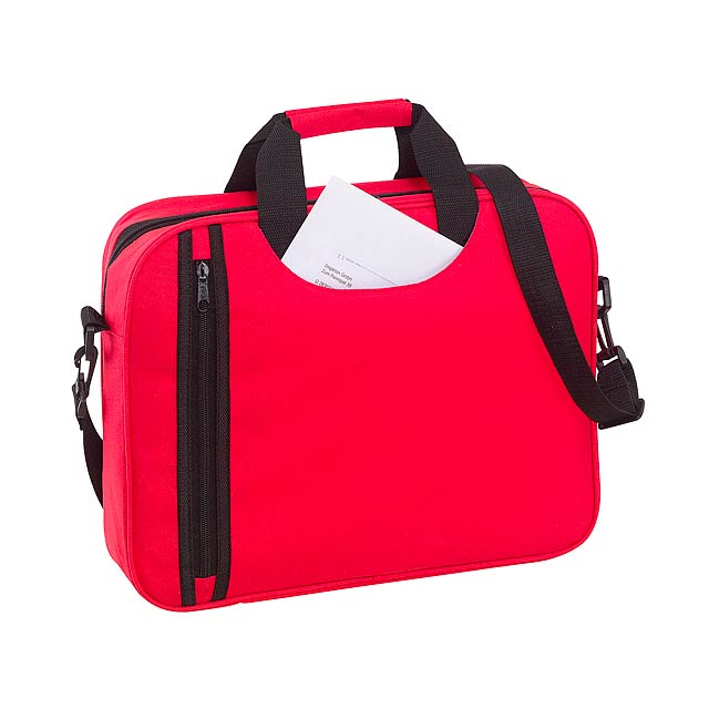 Document bag BUSY - red