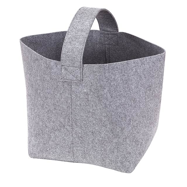 Felt firewood bag COSY - grey