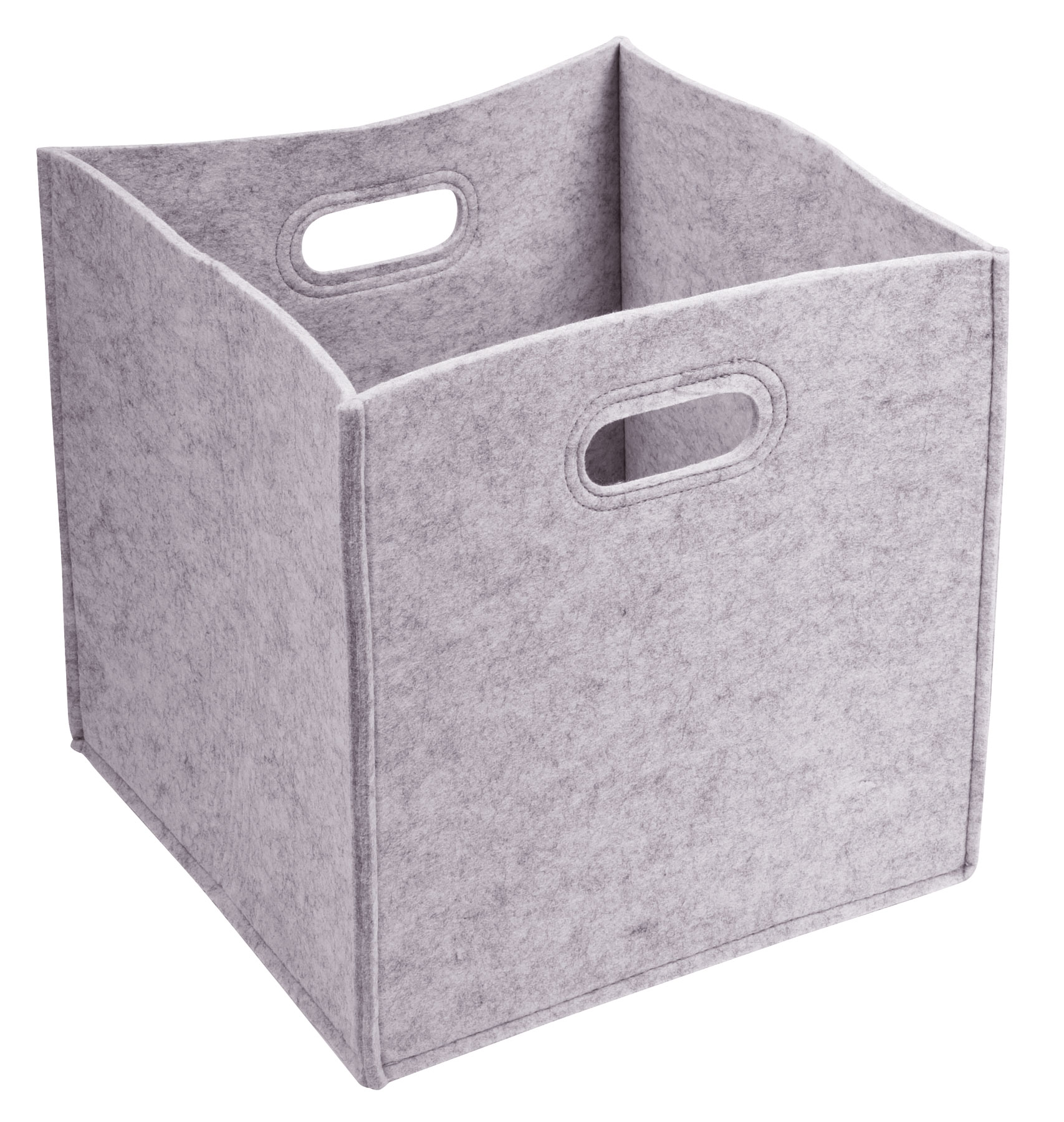 Felt storage box HYGGE - grey