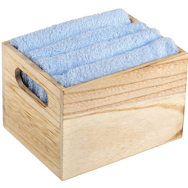 towel Set  Home helper  light blue - azurblau  