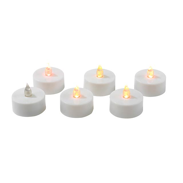 LED Tealight TEA TIME - white