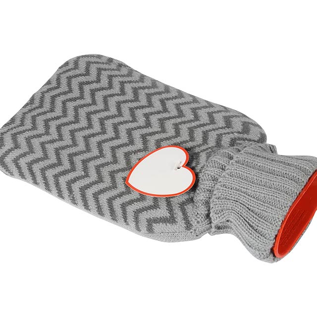 Hot water bottle CUDDLE - grey