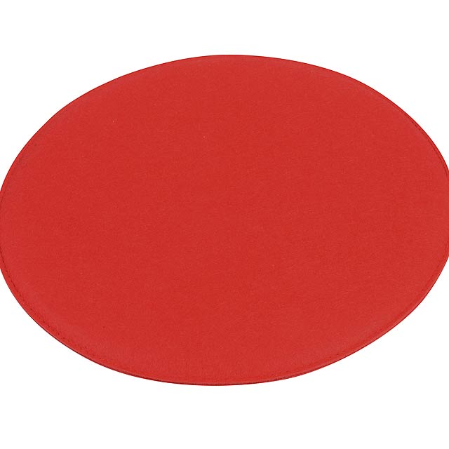 felt-cushion  sit down , red - Rot