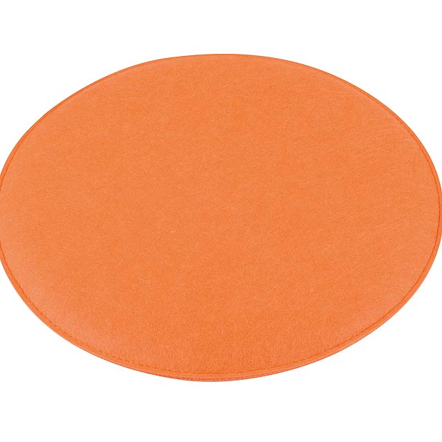 felt-cushion  sit down , orange - Orange
