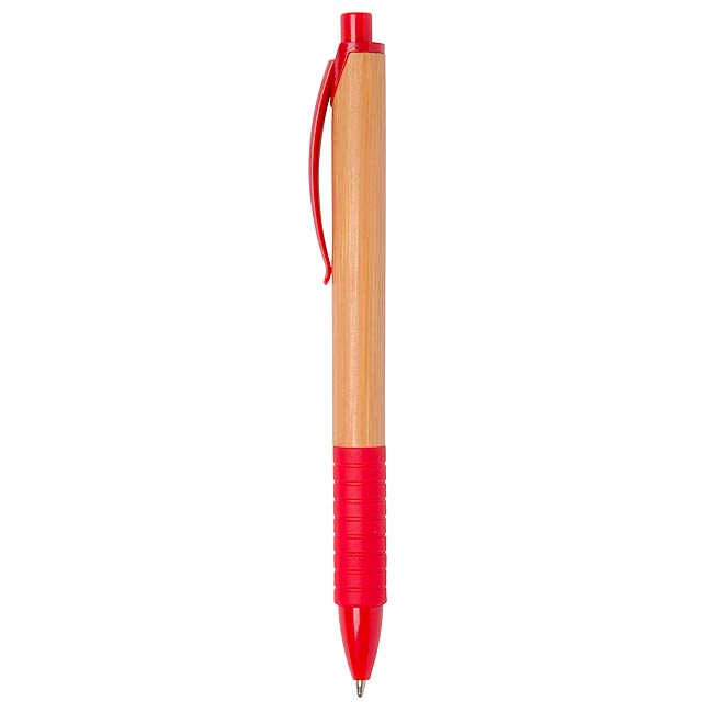 Guľôčkové pero BAMBOO RUBBER - hnedá