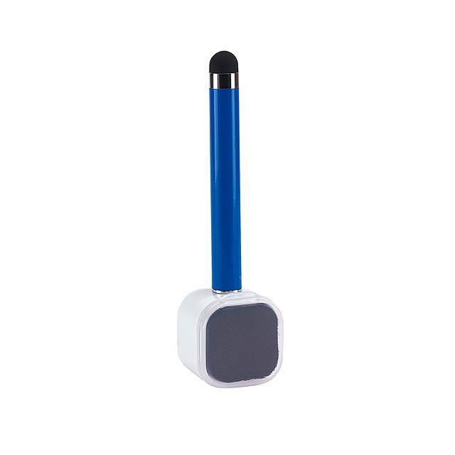 Dotykové kuličkové pero SCREEN CLEAN - modrá