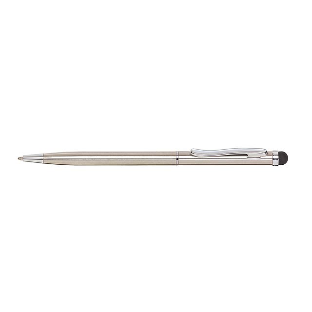Kuličkové pero SMART TOUCH - stříbrná