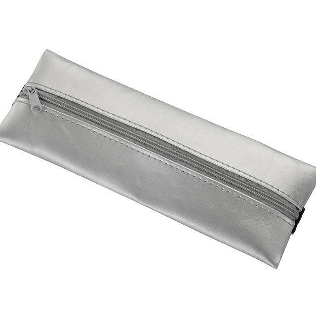 Pen case for notebooks KEEPER, silver - Grau