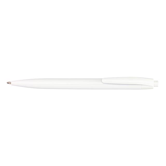 Kuličkové pero PLAIN - biela