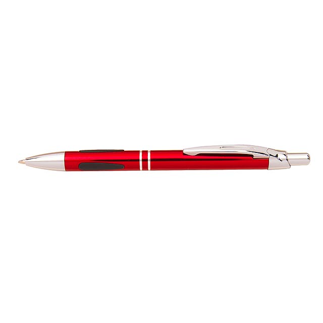 Kuličkové pero hliníkové LUCERNE - červená