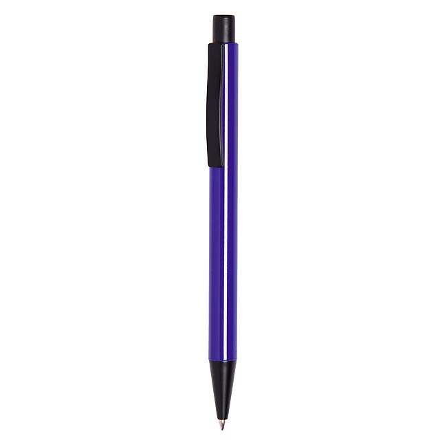 Hliníkové pero QUEBEC - kráľovsky modrá