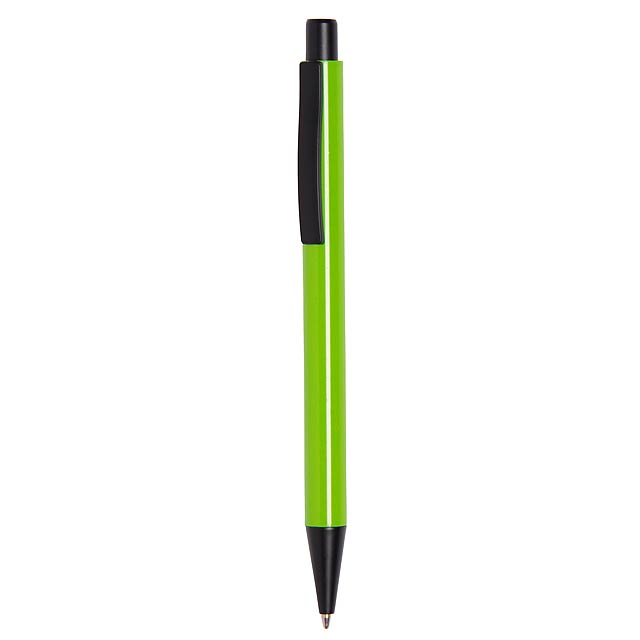 Hliníkové pero QUEBEC - zelená