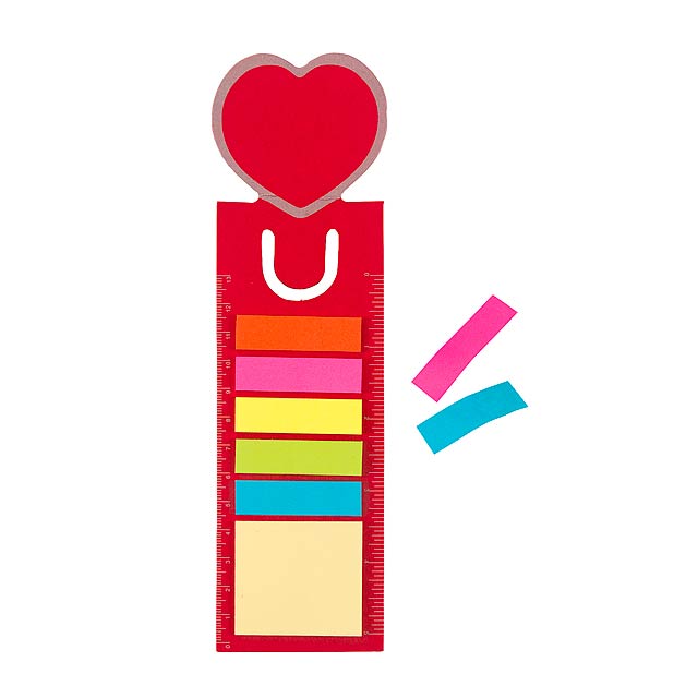 Bookmark ROMANCE - red