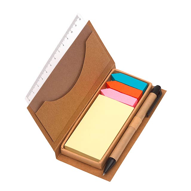 Memobox STICK IT - hnedá