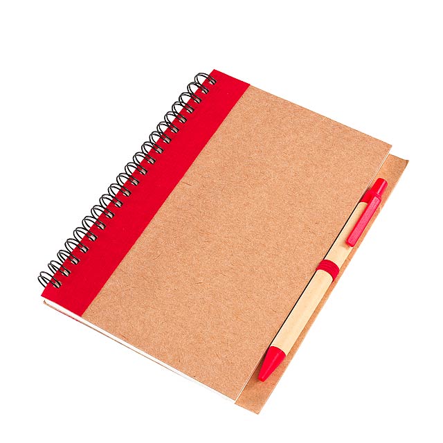 Note book RECYCLE - red