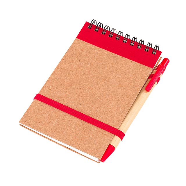 Note book RECYCLE - red