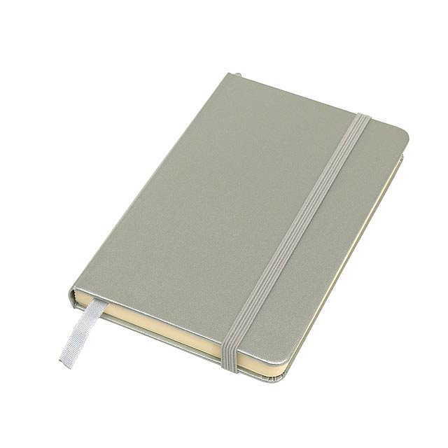 Notebook ATTENDANT in DIN A6 format - silver