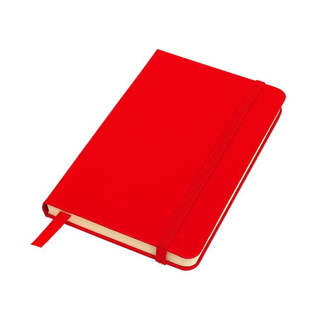 Notebook ATTENDANT in DIN A6 format - red