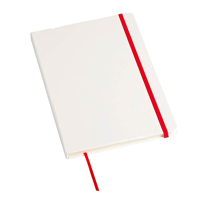 Notebook AUTHOR in DIN A5 size - red