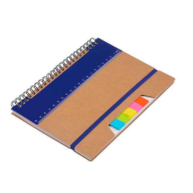 Notebook RULERZ: in DIN A5 size - blue