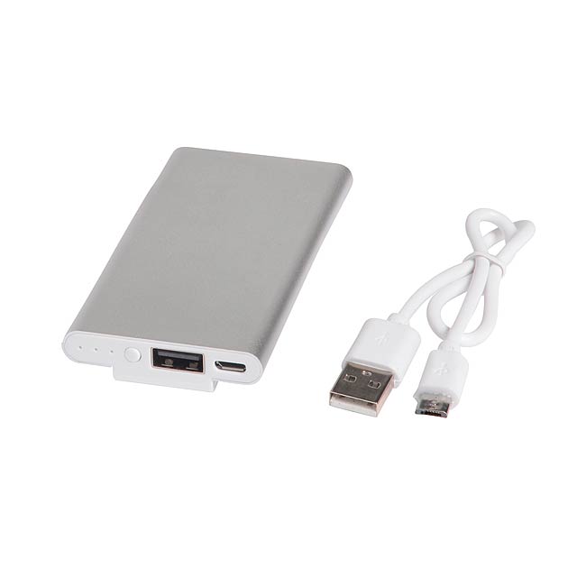 Powerbank CLIP - Silber