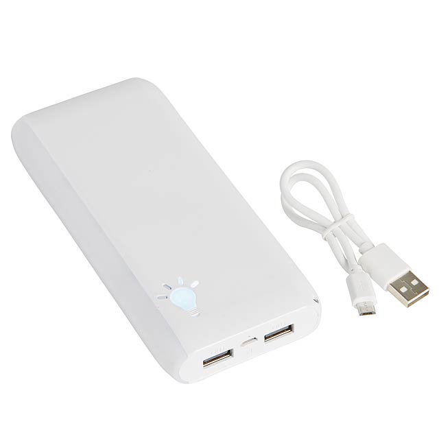 Power Bank LUX - strieborná