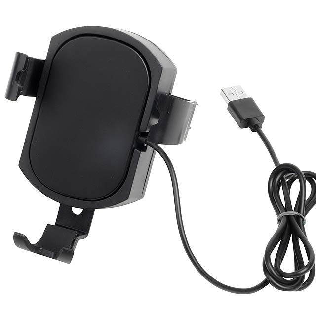 Mobile phone holder CHARGE n GO - black