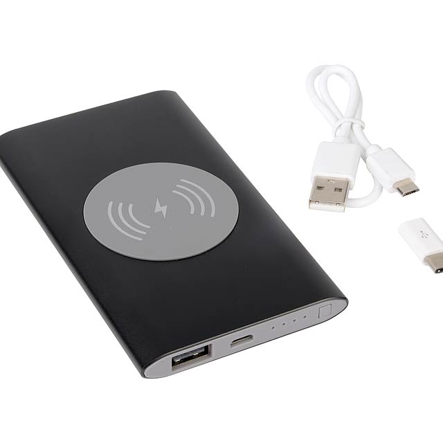 Powerbank WIRELESS POWER - black