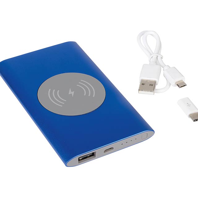 Powerbank WIRELESS POWER - blue