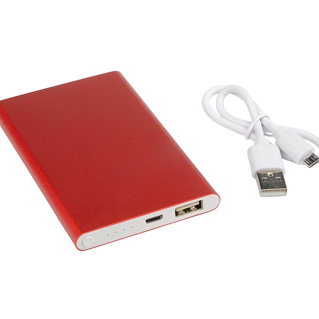 Power bank ENDURANCE EVOLUTION - red