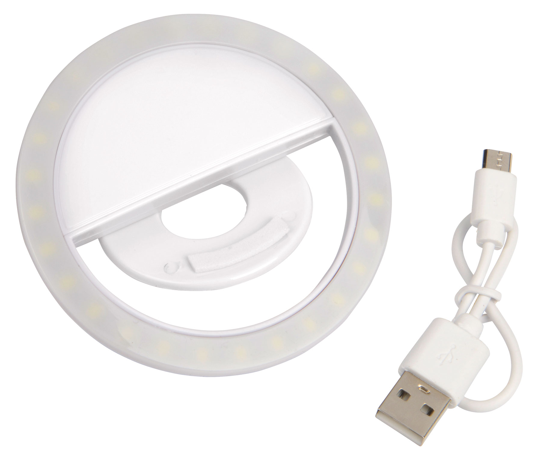 Webcam ring light PERFECT ILLUMINATION - white